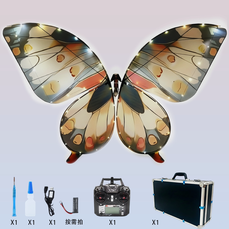 Fourth-Generation Bionic Butterfly Flapping-Wing RC Flyer - 12