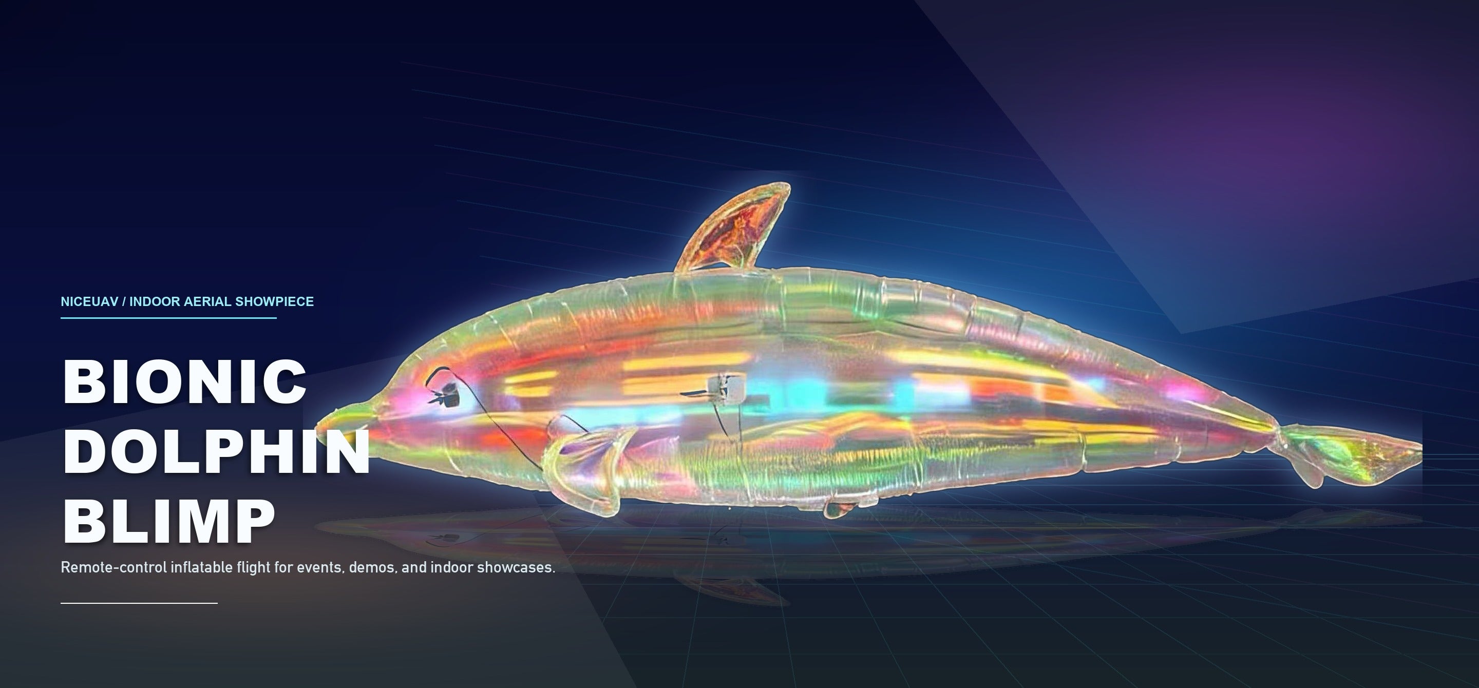 Bionic Dolphin Blimp by NiceUAV